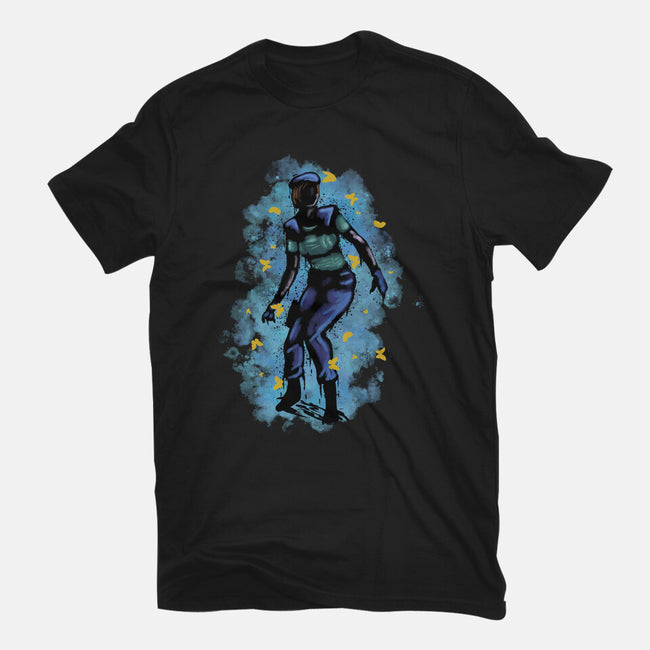 Cop Silhouette-Mens-Basic-Tee-nickzzarto