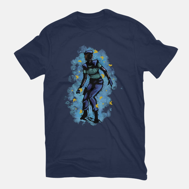 Cop Silhouette-Mens-Basic-Tee-nickzzarto