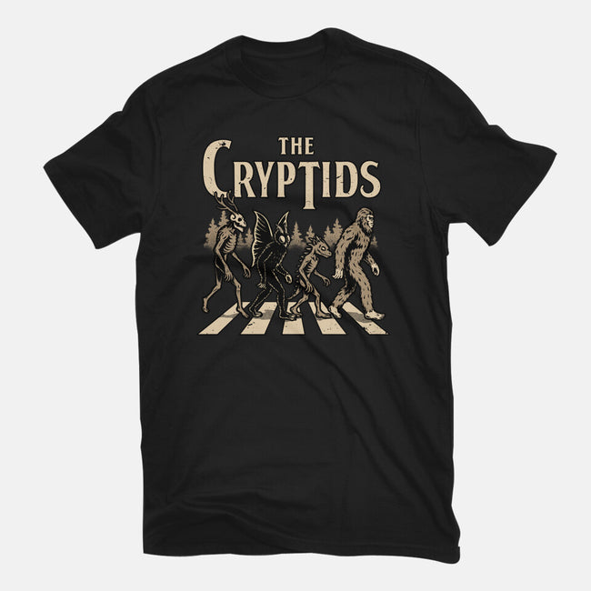 Cryptids Album Cover-Mens-Basic-Tee-Studio Mootant