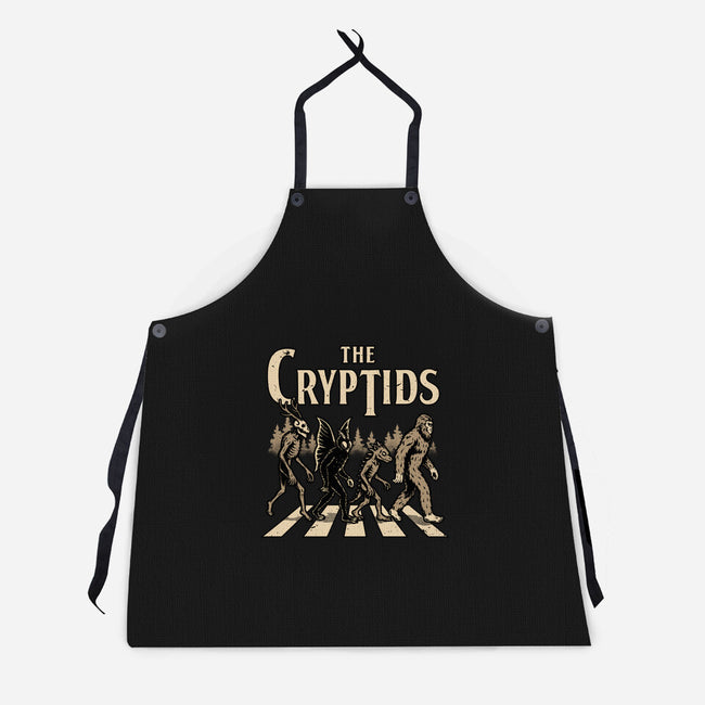 Cryptids Album Cover-Unisex-Kitchen-Apron-Studio Mootant