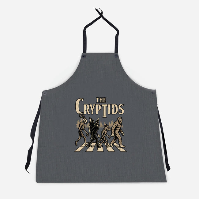 Cryptids Album Cover-Unisex-Kitchen-Apron-Studio Mootant