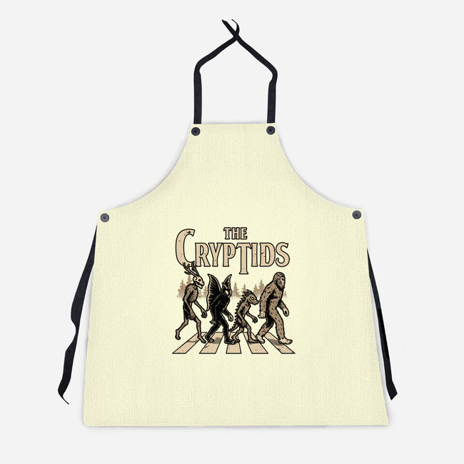 Cryptids Album Cover-Unisex-Kitchen-Apron-Studio Mootant