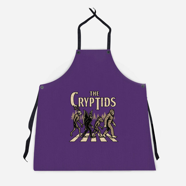 Cryptids Album Cover-Unisex-Kitchen-Apron-Studio Mootant