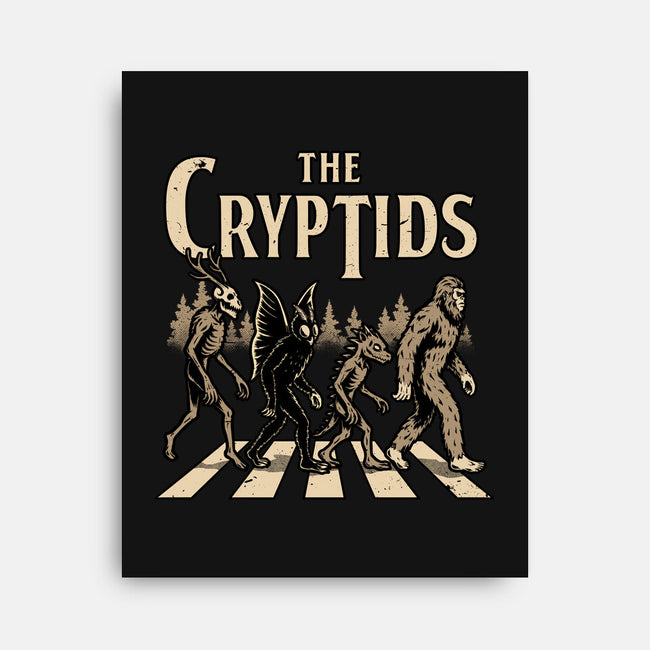 Cryptids Album Cover-None-Stretched-Canvas-Studio Mootant