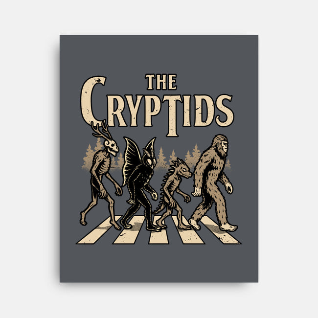 Cryptids Album Cover-None-Stretched-Canvas-Studio Mootant