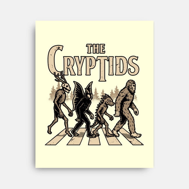 Cryptids Album Cover-None-Stretched-Canvas-Studio Mootant