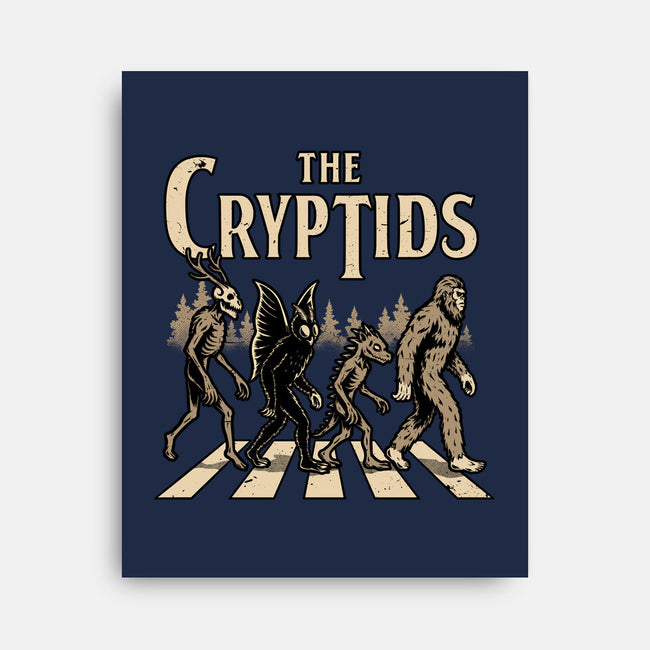 Cryptids Album Cover-None-Stretched-Canvas-Studio Mootant