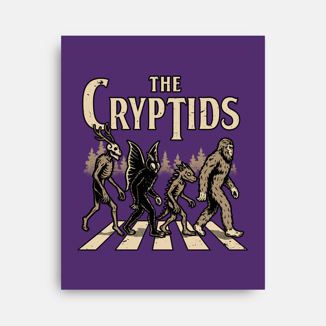 Cryptids Album Cover-None-Stretched-Canvas-Studio Mootant