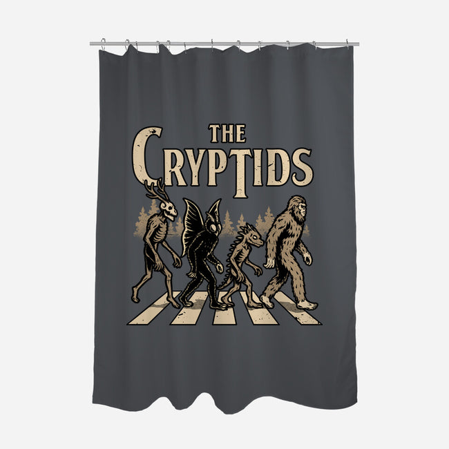 Cryptids Album Cover-None-Polyester-Shower Curtain-Studio Mootant