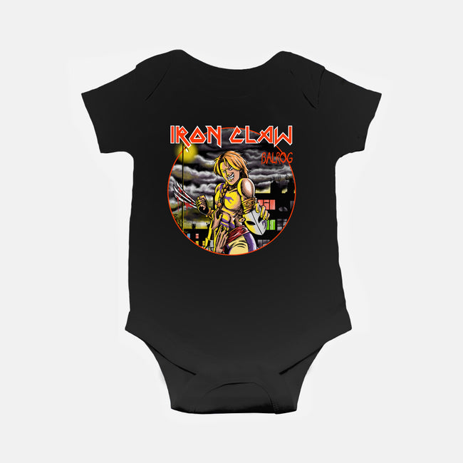 Iron Claw-Baby-Basic-Onesie-joerawks
