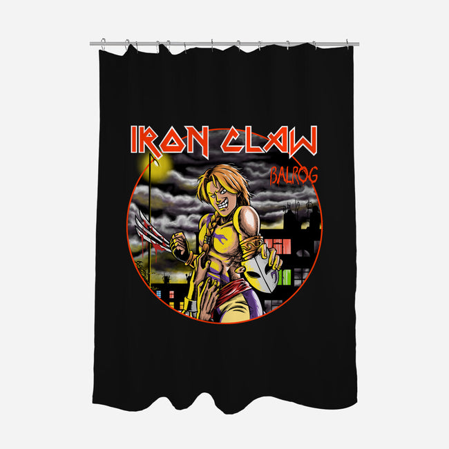 Iron Claw-None-Polyester-Shower Curtain-joerawks