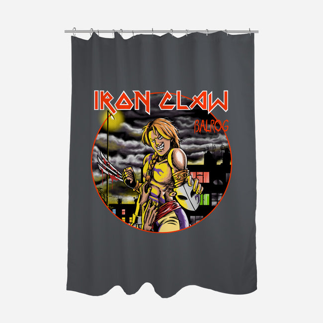Iron Claw-None-Polyester-Shower Curtain-joerawks