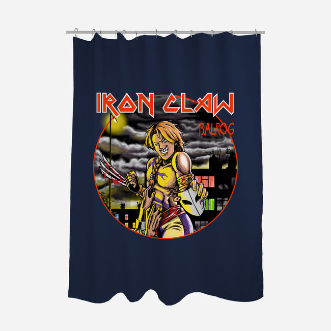 Iron Claw-None-Polyester-Shower Curtain-joerawks