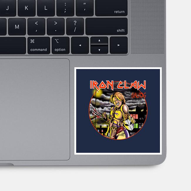 Iron Claw-None-Glossy-Sticker-joerawks