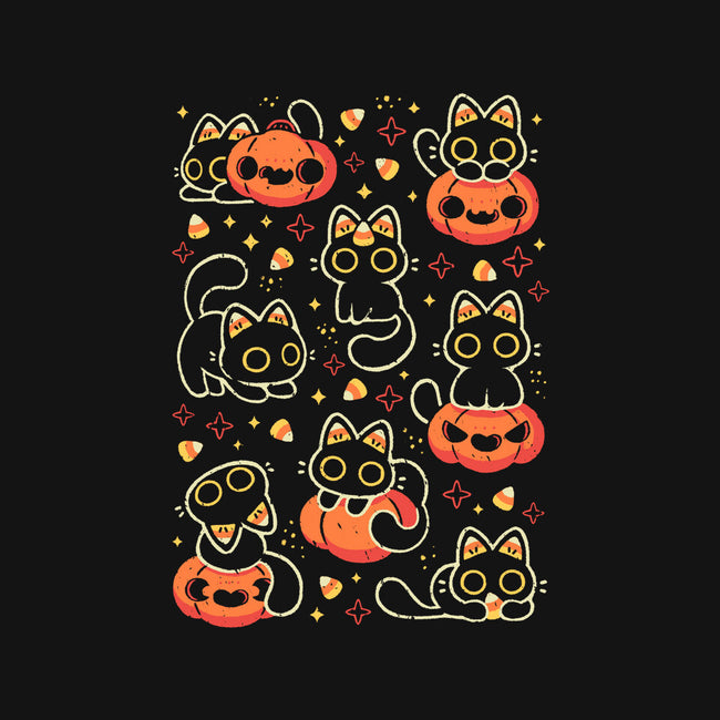 Cute Black Cats With Candy Corn-Unisex-Kitchen-Apron-xMorfina