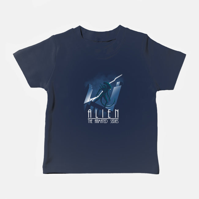 Alien The Animated Series-Baby-Basic-Tee-jasesa