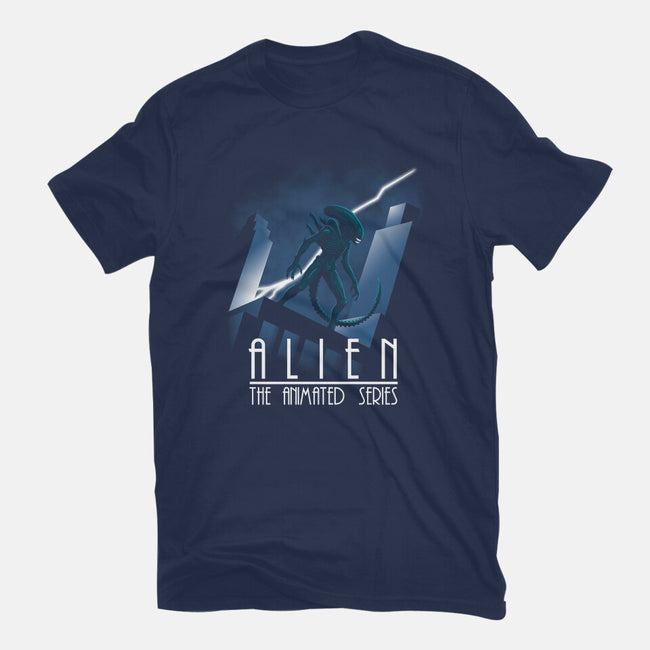 Alien The Animated Series-Womens-Fitted-Tee-jasesa