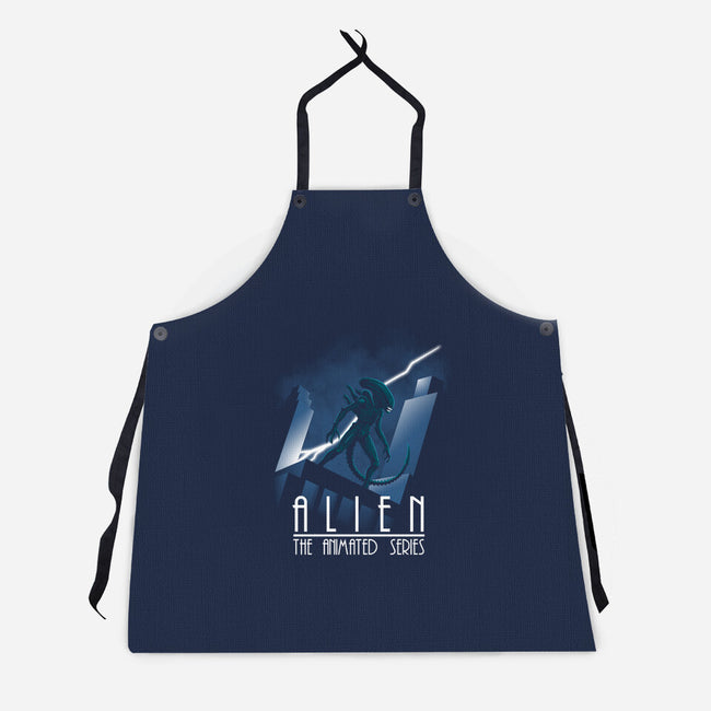 Alien The Animated Series-Unisex-Kitchen-Apron-jasesa