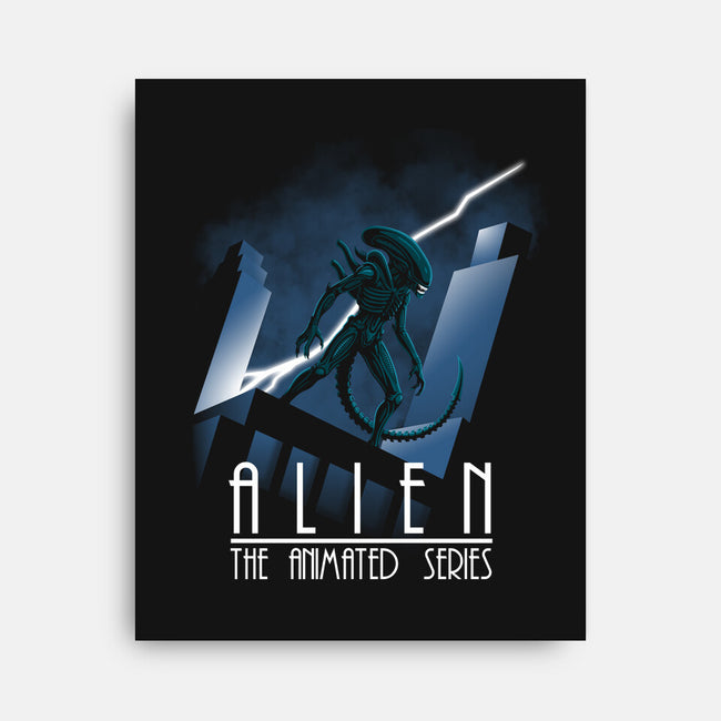 Alien The Animated Series-None-Stretched-Canvas-jasesa