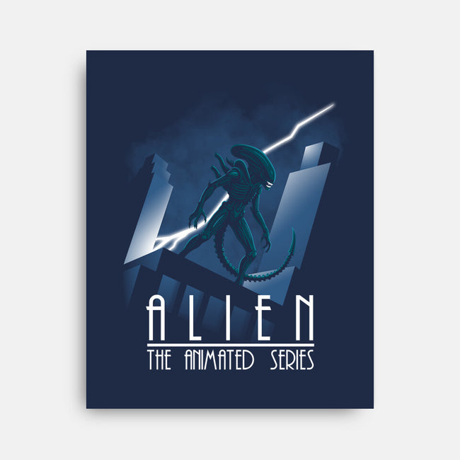 Alien The Animated Series-None-Stretched-Canvas-jasesa