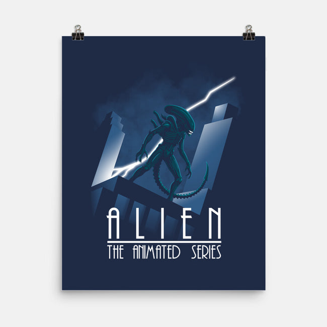 Alien The Animated Series-None-Matte-Poster-jasesa