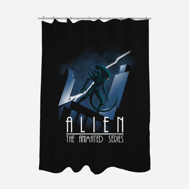 Alien The Animated Series-None-Polyester-Shower Curtain-jasesa