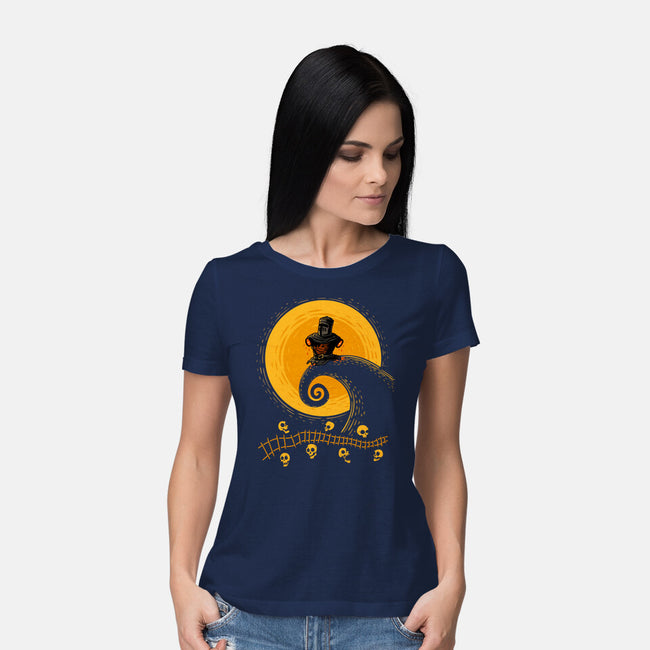 The Knightmare Before Christmas-Womens-Basic-Tee-erion_designs