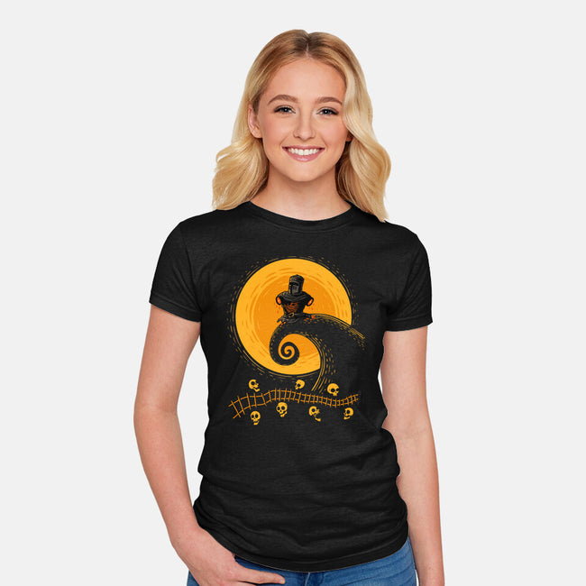 The Knightmare Before Christmas-Womens-Fitted-Tee-erion_designs