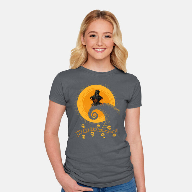 The Knightmare Before Christmas-Womens-Fitted-Tee-erion_designs