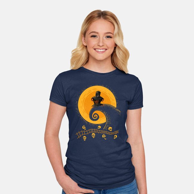 The Knightmare Before Christmas-Womens-Fitted-Tee-erion_designs