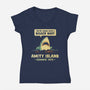 You're Gonna Need A Bigger Boat-Womens-V-Neck-Tee-kg07