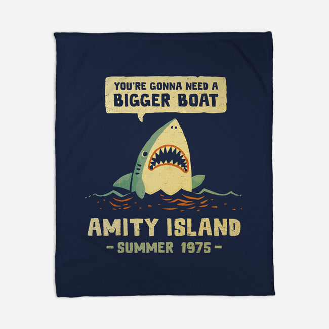 You're Gonna Need A Bigger Boat-None-Fleece-Blanket-kg07