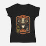 Retro Jack-Womens-V-Neck-Tee-jrberger