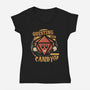 Questing For Candy-Womens-V-Neck-Tee-jrberger