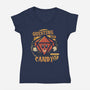 Questing For Candy-Womens-V-Neck-Tee-jrberger