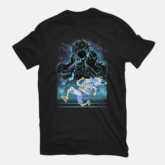 Straw Hat Captain Shadow-Womens-Basic-Tee-Astrobot Invention