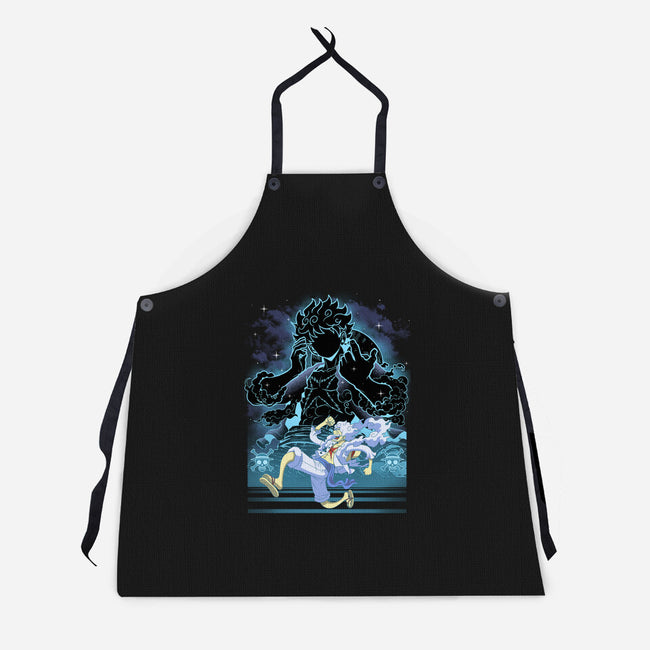 Straw Hat Captain Shadow-Unisex-Kitchen-Apron-Astrobot Invention