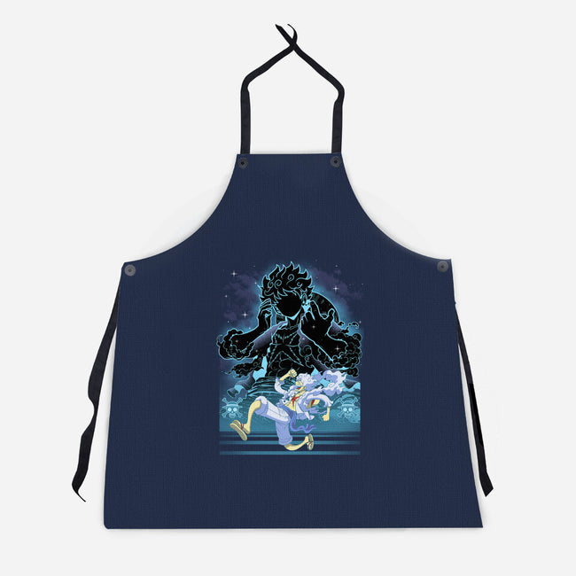 Straw Hat Captain Shadow-Unisex-Kitchen-Apron-Astrobot Invention