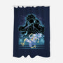 Straw Hat Captain Shadow-None-Polyester-Shower Curtain-Astrobot Invention