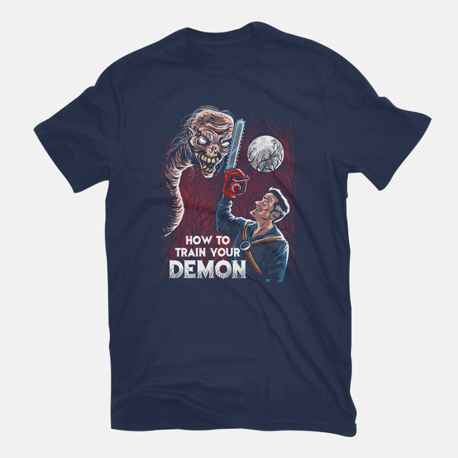 How To Train Your Demon-Womens-Fitted-Tee-zascanauta