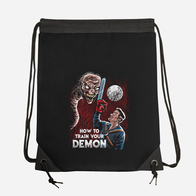How To Train Your Demon-None-Drawstring-Bag-zascanauta