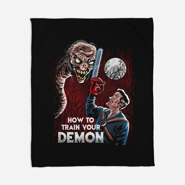 How To Train Your Demon-None-Fleece-Blanket-zascanauta