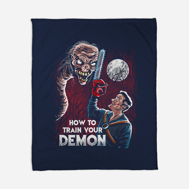 How To Train Your Demon-None-Fleece-Blanket-zascanauta