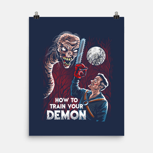 How To Train Your Demon-None-Matte-Poster-zascanauta