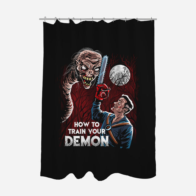 How To Train Your Demon-None-Polyester-Shower Curtain-zascanauta