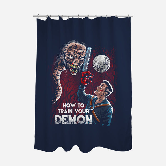 How To Train Your Demon-None-Polyester-Shower Curtain-zascanauta
