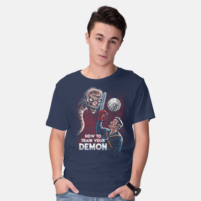 How To Train Your Demon-Mens-Basic-Tee-zascanauta