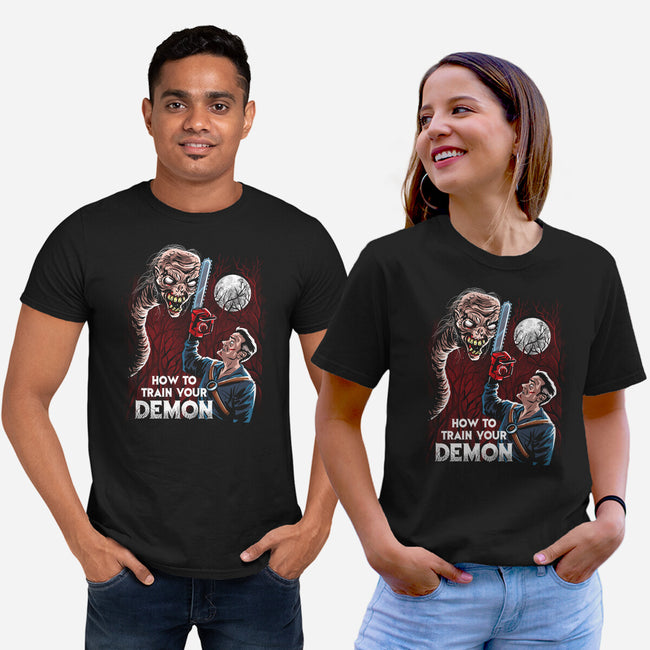 How To Train Your Demon-Unisex-Basic-Tee-zascanauta
