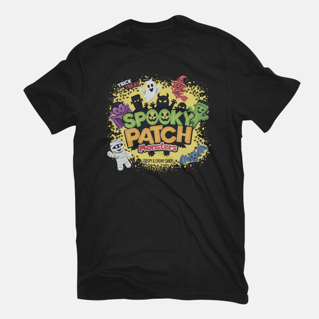 Spooky Patch Monsters-Womens-Basic-Tee-NMdesign