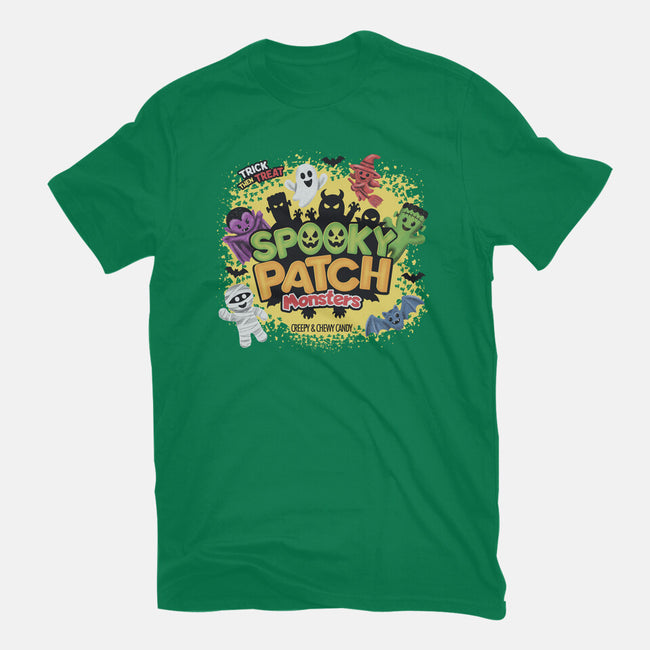 Spooky Patch Monsters-Mens-Basic-Tee-NMdesign